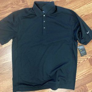 Nike Dri-FIT Pique II Polo Navy Blue